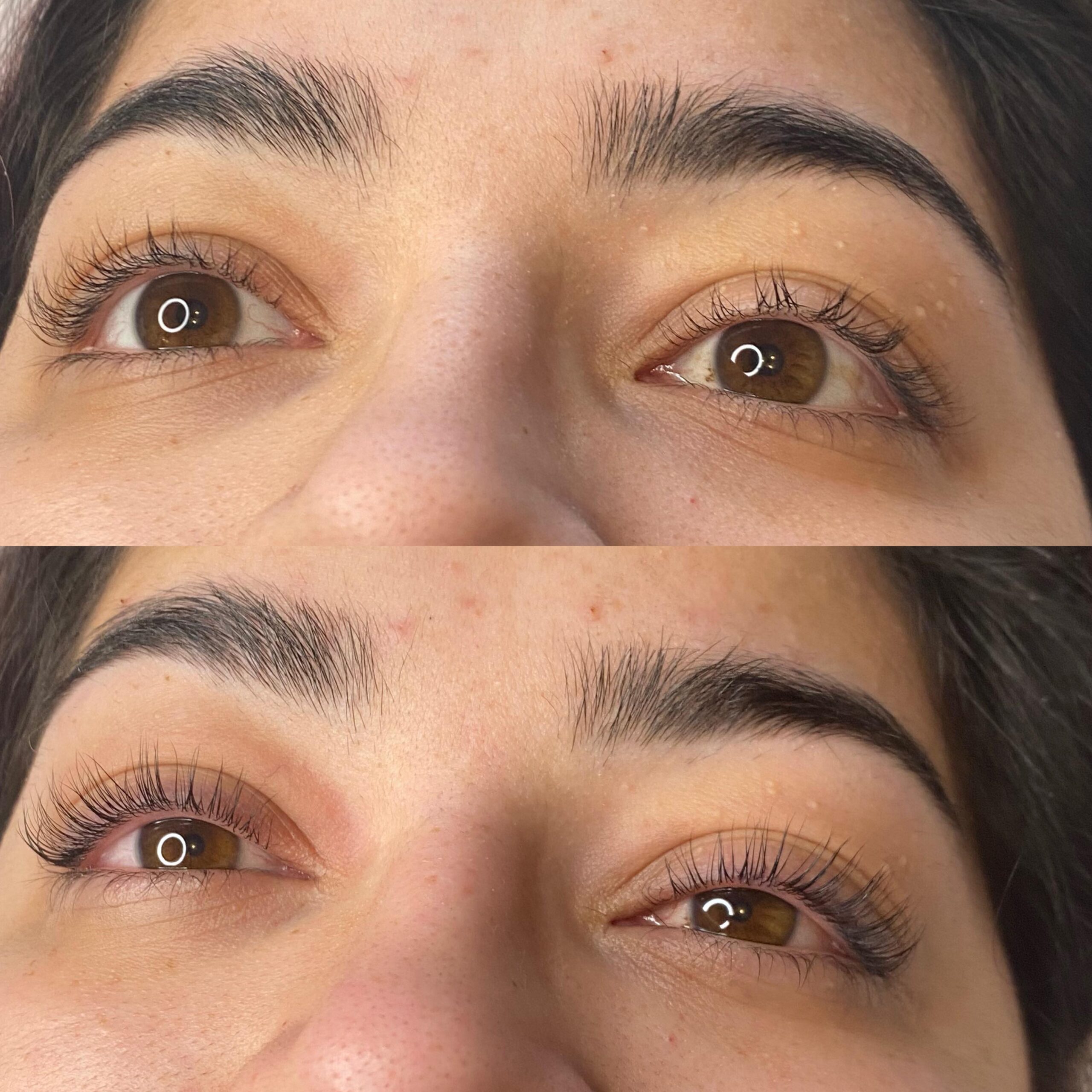 brow lift and tint